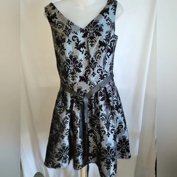 Black Collection Black Velvet  Cocktail Dress Sleeveless Small - Picture 16 of 16